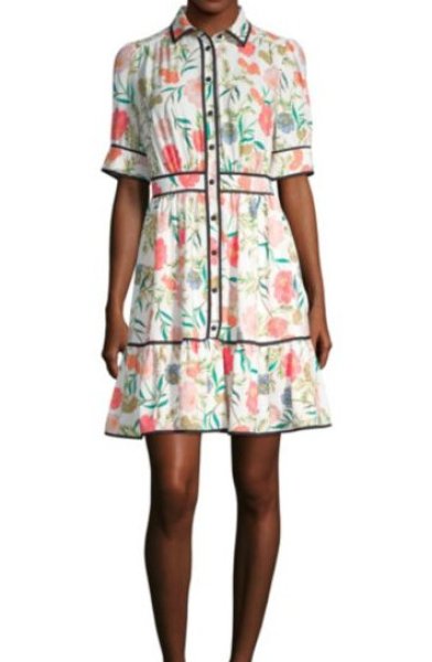 小島瑠璃子さん着用 Kate Spade ケイトスペード Blossom Shirt Dress インポートワンピース通販babyface