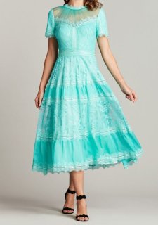 新品♢TADASHI SHOJI タダシ ショージ チュールワンピースUS4 - メルカリ