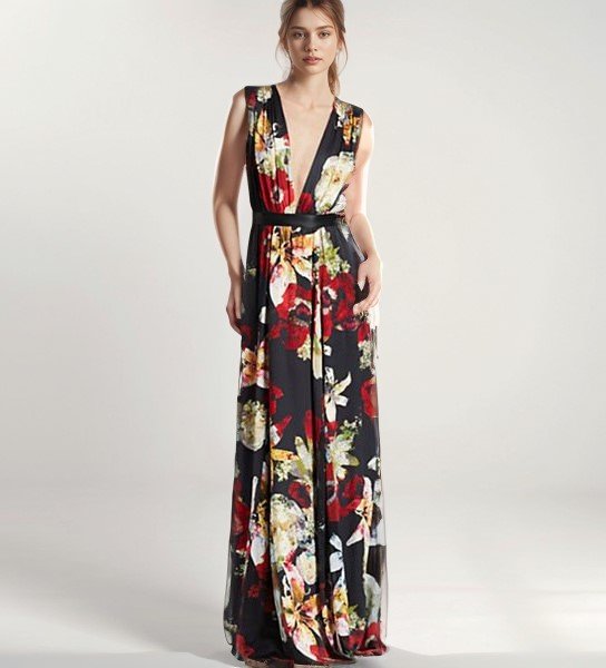 再販売！【リベンジ使用、エミリー着用】Alice+Olivia Triss Floral Maxi Dress - インポートワンピース 通販babyface