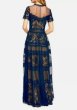 画像2: Tadashi Shoji タダシショージ   camilla Lace Gown　ネイビー (2)