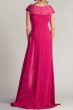 画像3: 限定セール！Tadashi Shoji タダシショージ　 MCKENNA DRAPED SASH GOWN   ピンク系 (3)