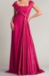 画像1: 限定セール！Tadashi Shoji タダシショージ　 MCKENNA DRAPED SASH GOWN   ピンク系 (1)