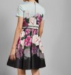 画像2: 【ドラマ使用】 Ted Baker テッドベイカー Wilmana Floral Skater Dress 06071 (2)