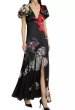 画像1: Alice + Olivia アリスアンドオリビア  Fara Floral Butterfly Flutter Maxi Dress (1)