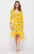 画像5: セール【サンドラブロック愛用】Diane von Furstenberg 　ダイアンフォンファステンバーグ　Eloise ラップ風ドレス　YELLOW FLORAL 08171 (5)