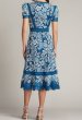 画像3: Tadashi Shoji  タダシショージ  　KLEIN EMBROIDERED TEA-LENGTH DRESS ブルー系 (3)