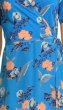 画像3: セール！Diane von Furstenberg 　ダイアンフォンファステンバーグ　Blue Floral Wrap Dress (3)