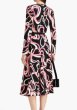 画像2: Diane von Furstenberg　ダイアンフォンファステンバーグ　Anika printed crepe midi wrap dress  10061 (2)