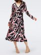 画像1: Diane von Furstenberg　ダイアンフォンファステンバーグ　Anika printed crepe midi wrap dress  10061 (1)