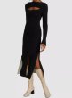 画像1: 3.1 Phillip Lim   Wool Cutout Double Slit Sweater Dress (1)