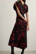 画像2: 限定販売！【矢田亜希子さん、工藤静香さん着用】VICTORIA BECKHAM  ヴィクトリアベッカム　Floral Gathered Waist Midi-Dress  12091 (2)