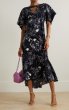 画像1: 12/13までセール！【白石麻衣さん着用】VICTORIA BECKHAM  ヴィクトリアベッカム　Floral cady midi dress  12101 (1)