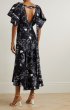 画像2: 12/13までセール！【白石麻衣さん着用】VICTORIA BECKHAM  ヴィクトリアベッカム　Floral cady midi dress  12101 (2)