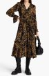 画像1: Diane von Furstenberg　ダイアンフォンファステンバーグ　Shazia ラッフルミディシャツドレス (1)