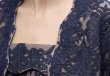 画像3: セール！Tadashi Shoji タダシショージ  ボレロ付き NERA CORDED LACE GOWN ネイビー系 (3)