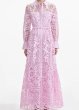 画像1: Self Portrait　セルフポートレート　Pink Cotton Lace Maxi Dress (1)