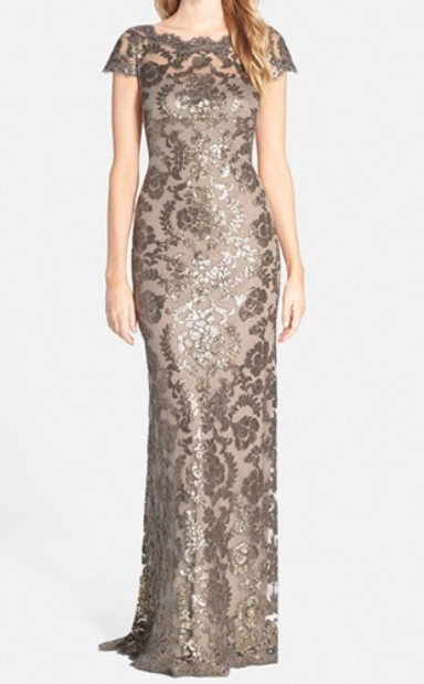 sequin gown