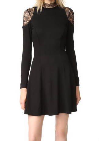 alice + olivia アリスアンドオリビア Candice Lace Insert Dress ...