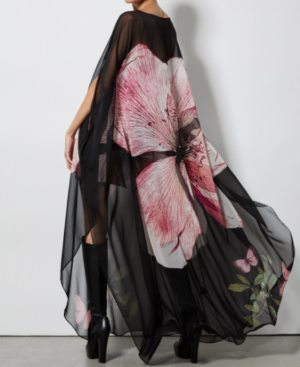 限定セール！Alice + Olivia アリスアンドオリビア　 LINN CAPE MAXI DRESS